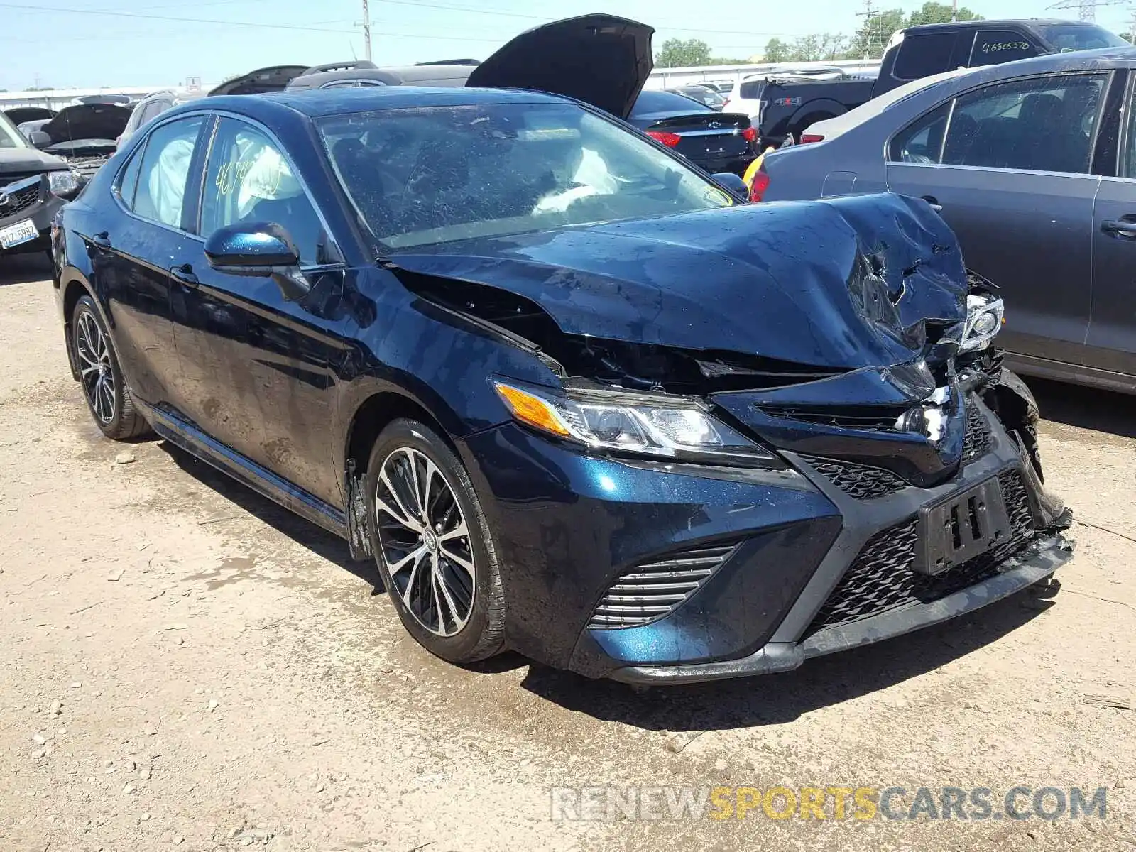 1 Photograph of a damaged car 4T1B11HKXKU848685 TOYOTA CAMRY 2019