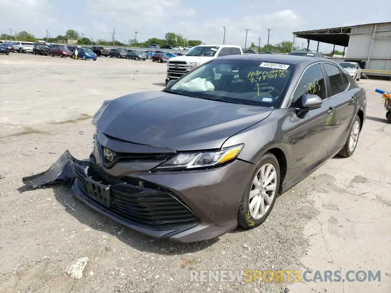 2 Photograph of a damaged car 4T1B11HKXKU849898 TOYOTA CAMRY 2019