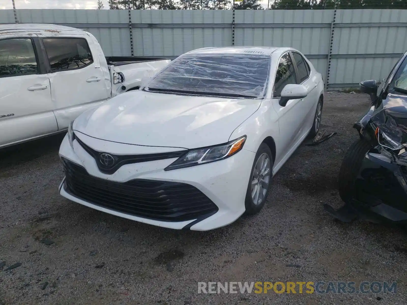 2 Photograph of a damaged car 4T1B11HKXKU851182 TOYOTA CAMRY 2019