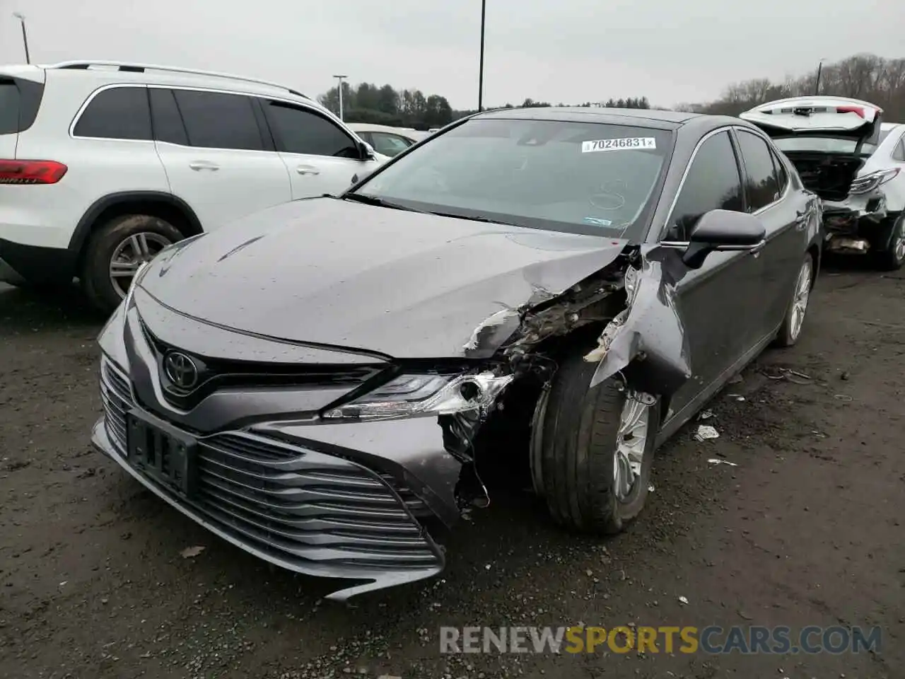 2 Photograph of a damaged car 4T1B11HKXKU852428 TOYOTA CAMRY 2019