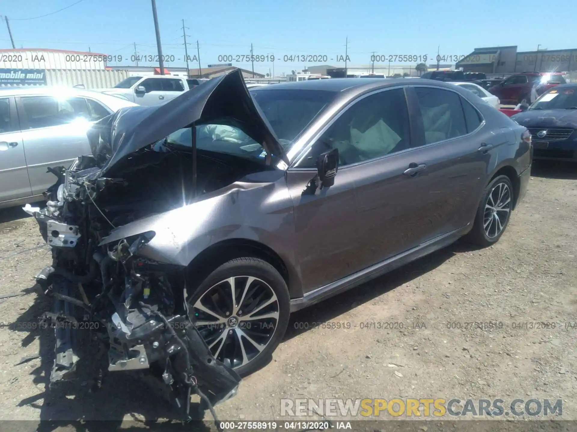 2 Photograph of a damaged car 4T1B11HKXKU852719 TOYOTA CAMRY 2019