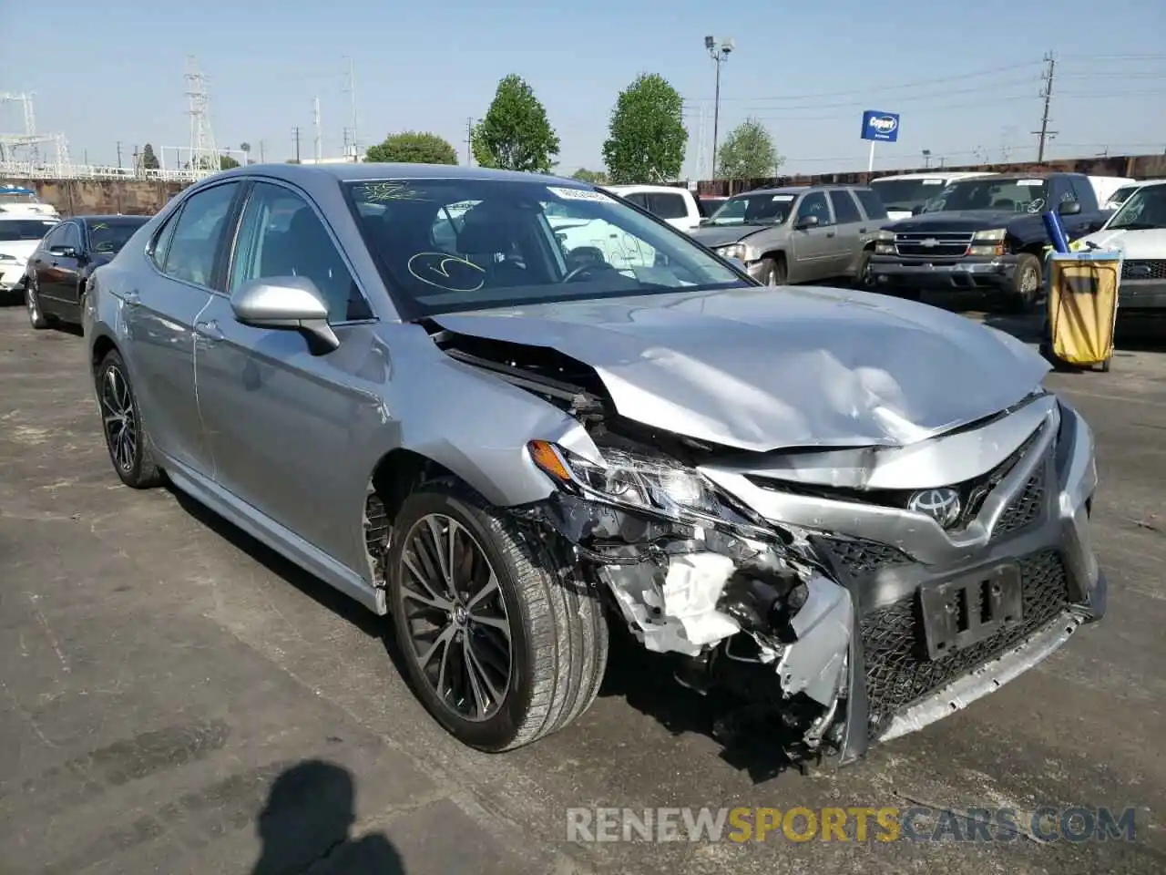 1 Photograph of a damaged car 4T1B11HKXKU853790 TOYOTA CAMRY 2019