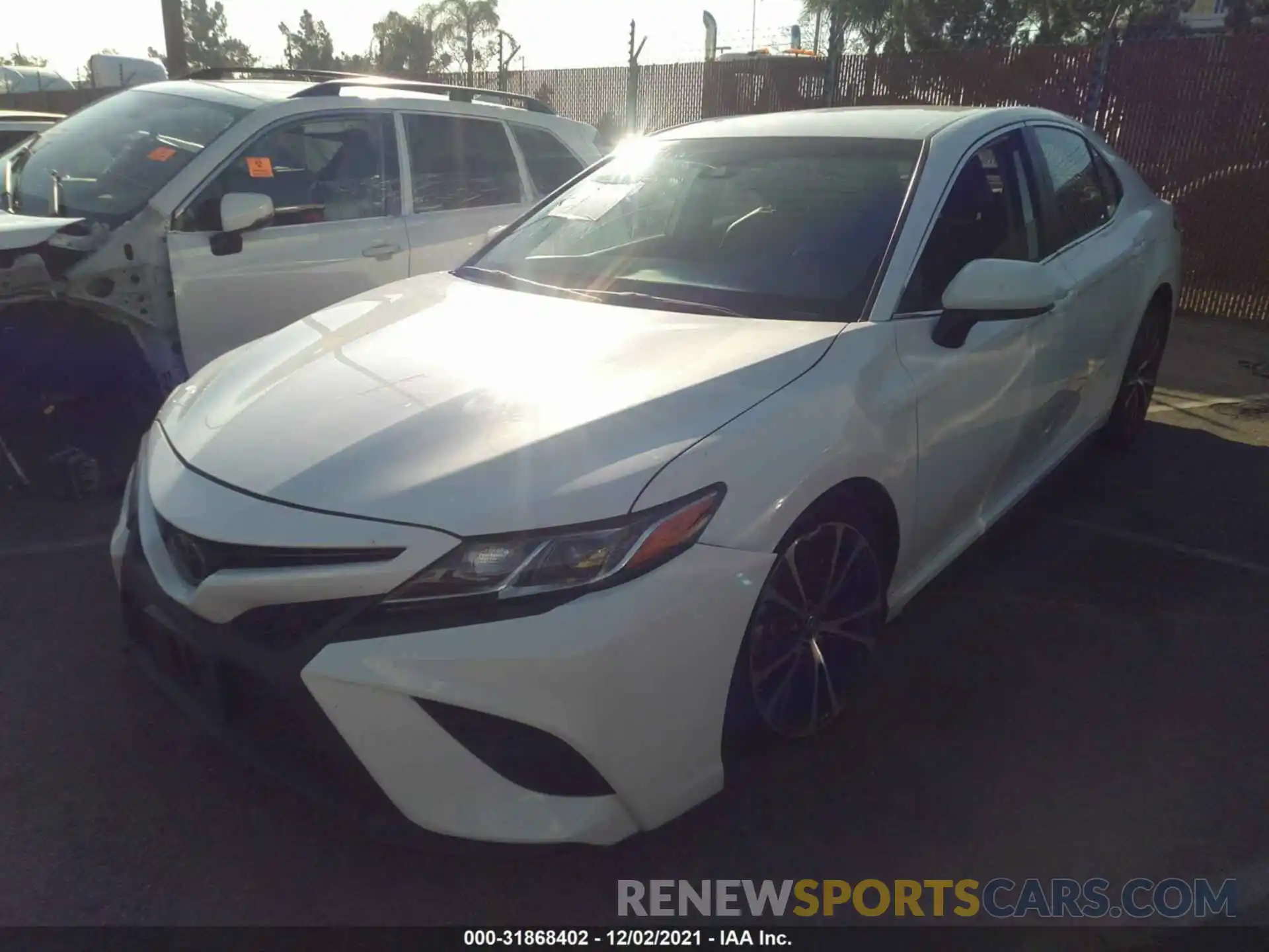 2 Photograph of a damaged car 4T1B11HKXKU854602 TOYOTA CAMRY 2019