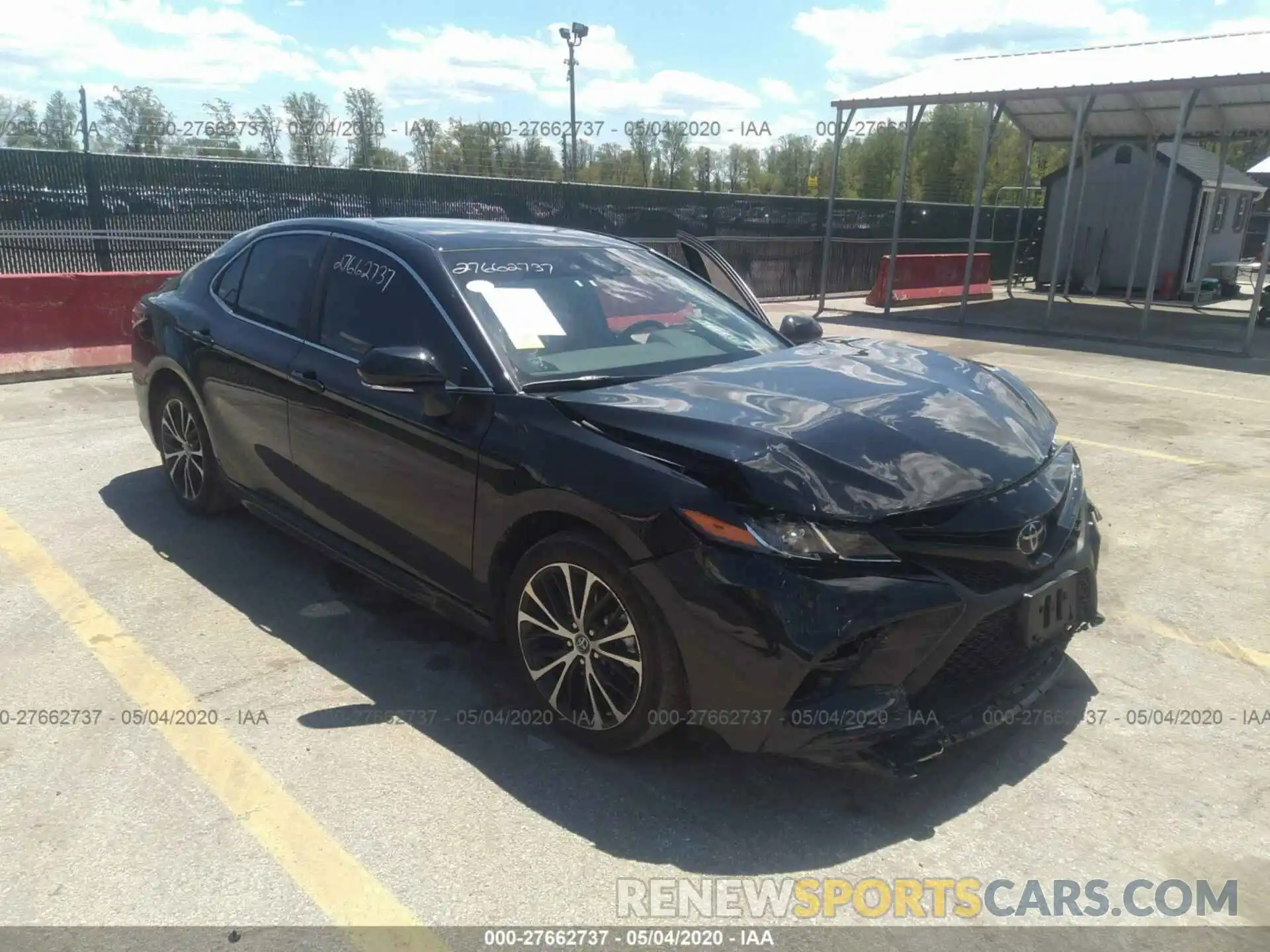 1 Photograph of a damaged car 4T1B11HKXKU854776 TOYOTA CAMRY 2019