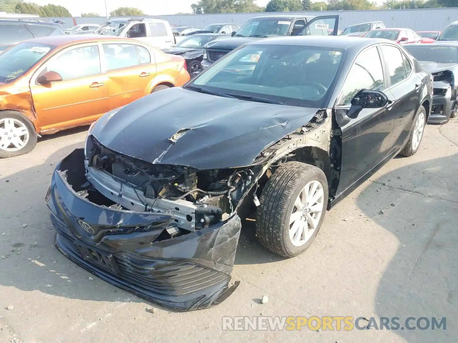 2 Photograph of a damaged car 4T1B11HKXKU855779 TOYOTA CAMRY 2019