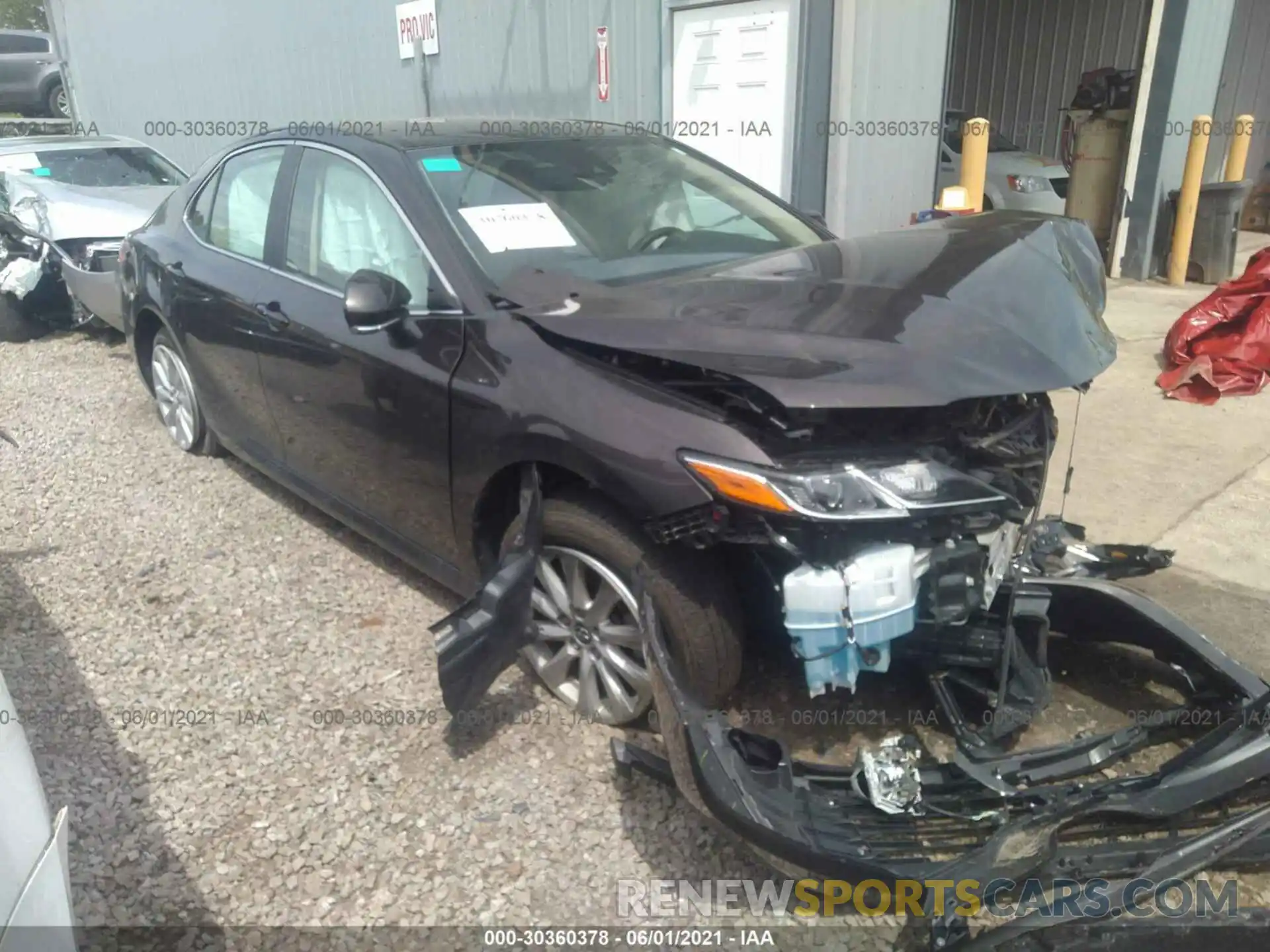 1 Photograph of a damaged car 4T1B11HKXKU856799 TOYOTA CAMRY 2019