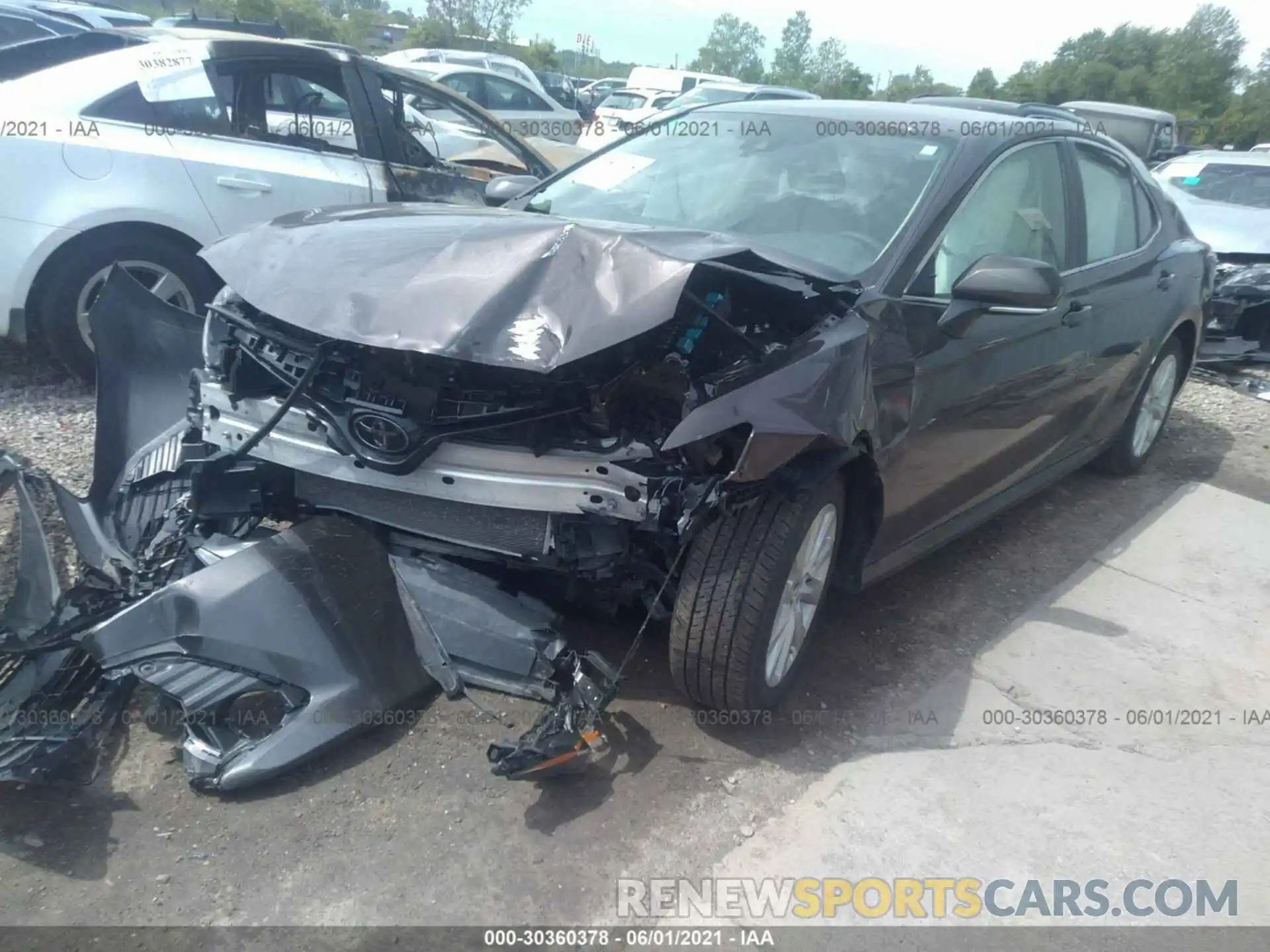 2 Photograph of a damaged car 4T1B11HKXKU856799 TOYOTA CAMRY 2019