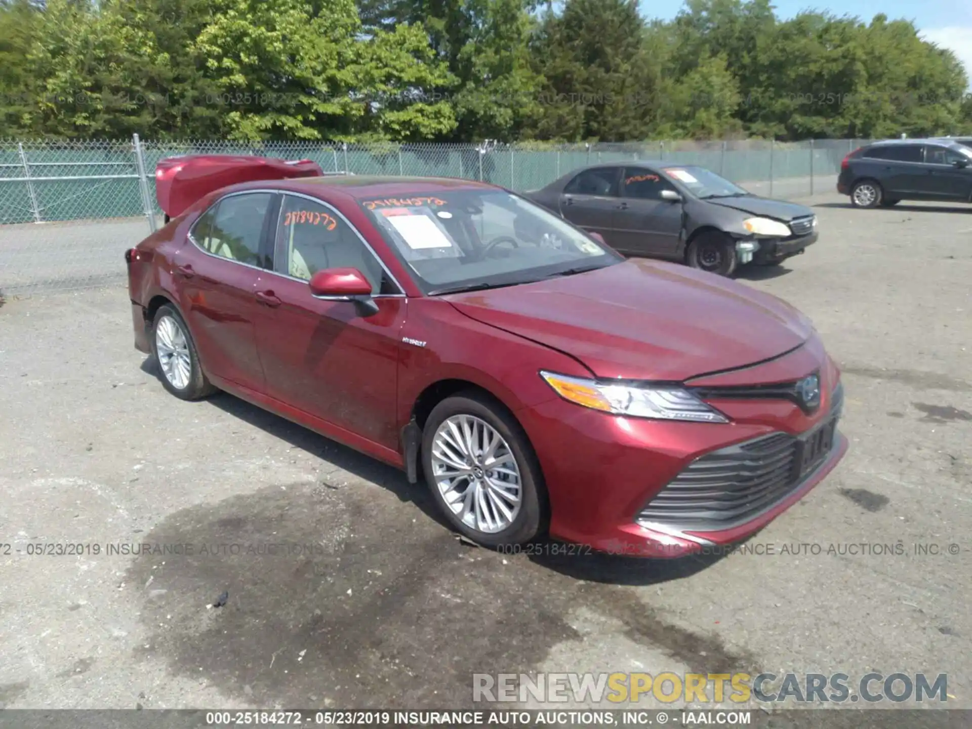 1 Photograph of a damaged car 4T1B21HK0KU512461 TOYOTA CAMRY 2019