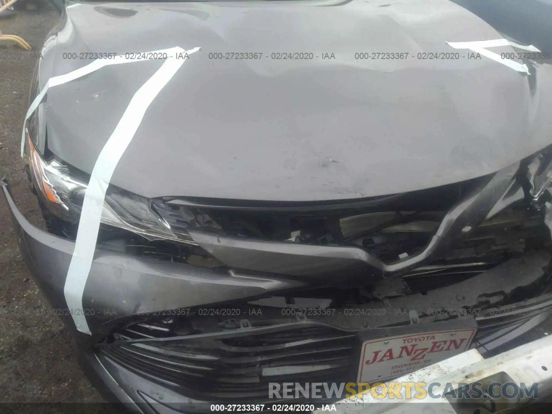 6 Photograph of a damaged car 4T1B21HK0KU512878 TOYOTA CAMRY 2019