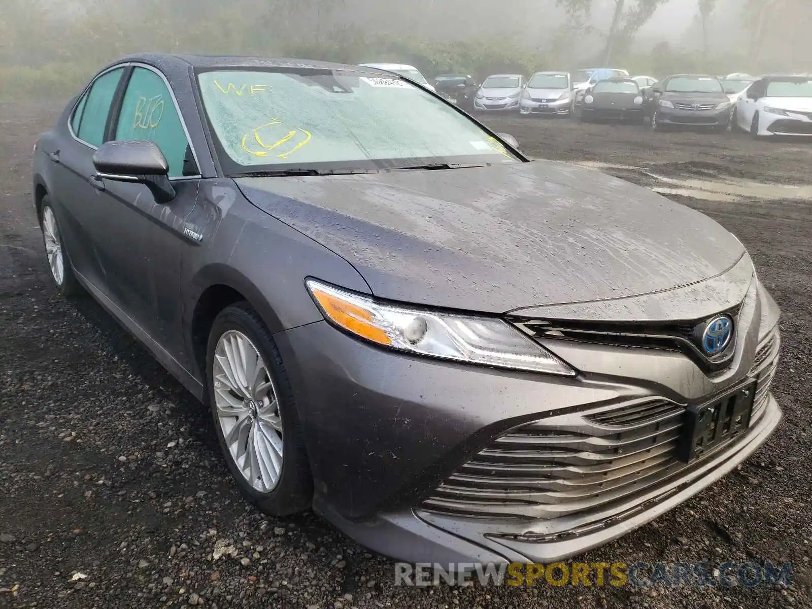 1 Photograph of a damaged car 4T1B21HK1KU010459 TOYOTA CAMRY 2019