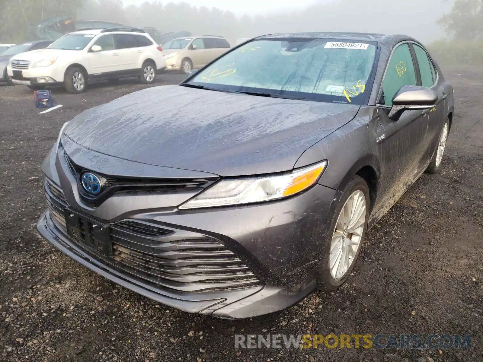 2 Photograph of a damaged car 4T1B21HK1KU010459 TOYOTA CAMRY 2019