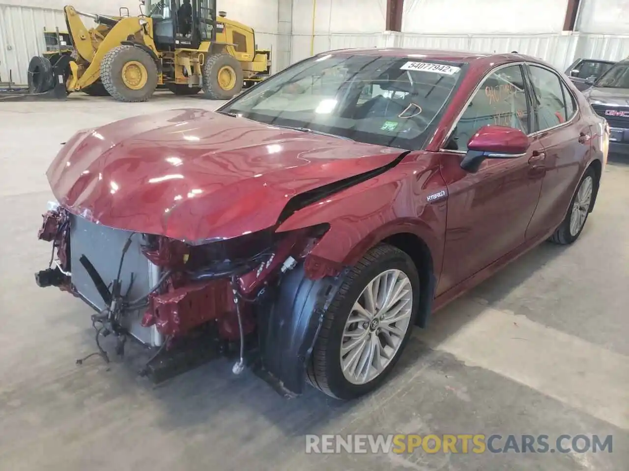 2 Photograph of a damaged car 4T1B21HK1KU012955 TOYOTA CAMRY 2019