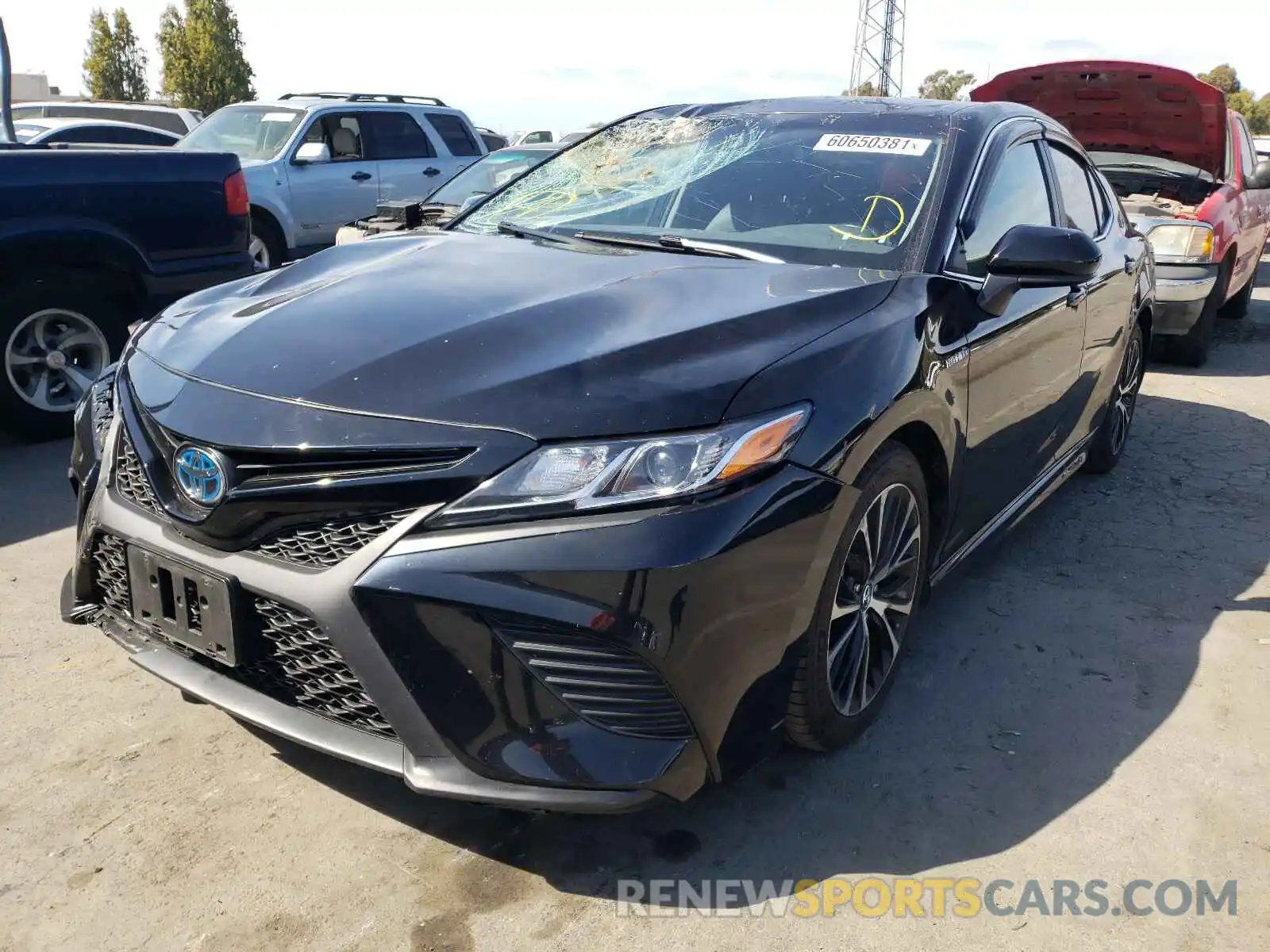 2 Photograph of a damaged car 4T1B21HK1KU515322 TOYOTA CAMRY 2019