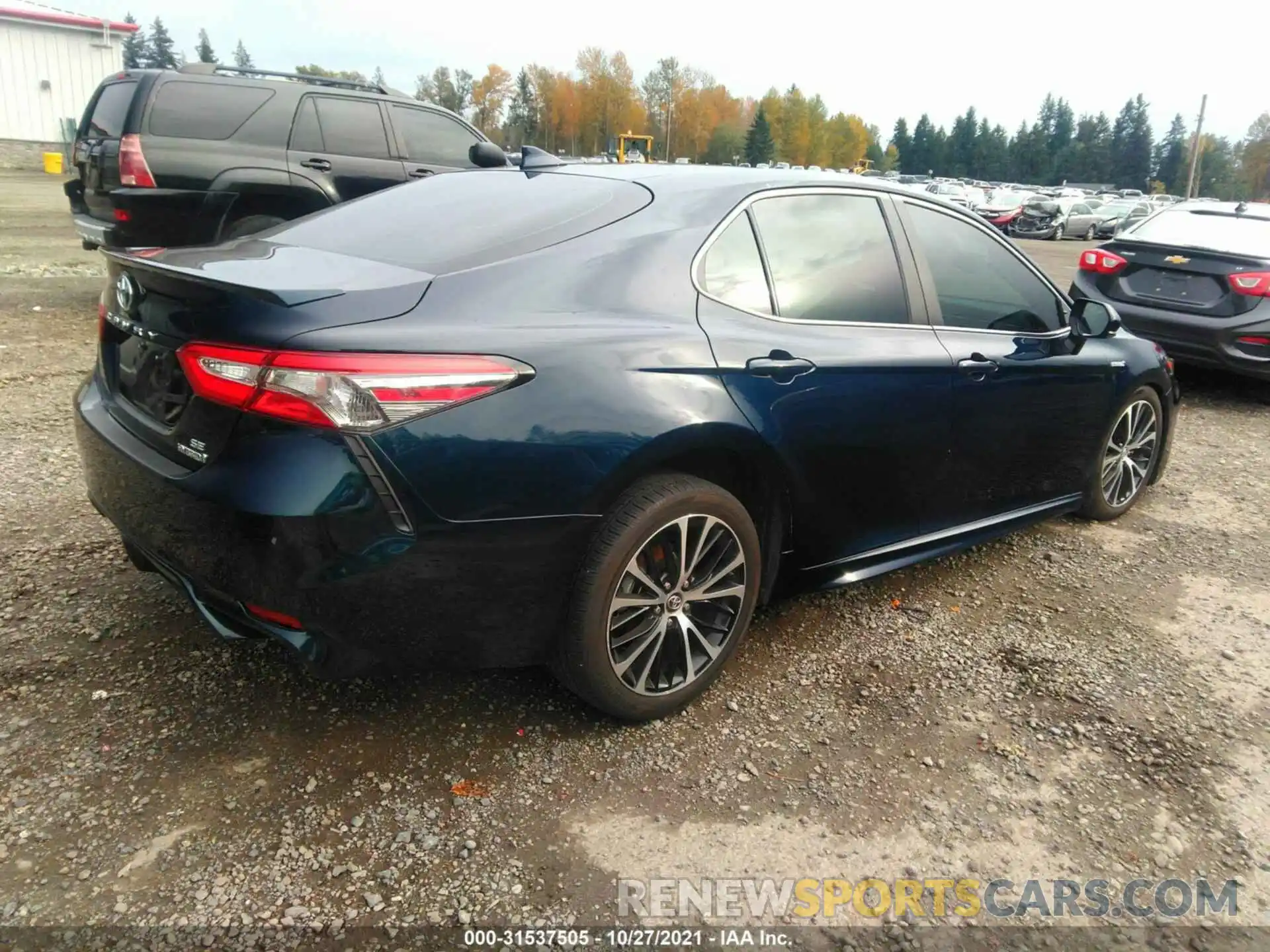 4 Фотография поврежденного автомобиля 4T1B21HK1KU516633 TOYOTA CAMRY 2019