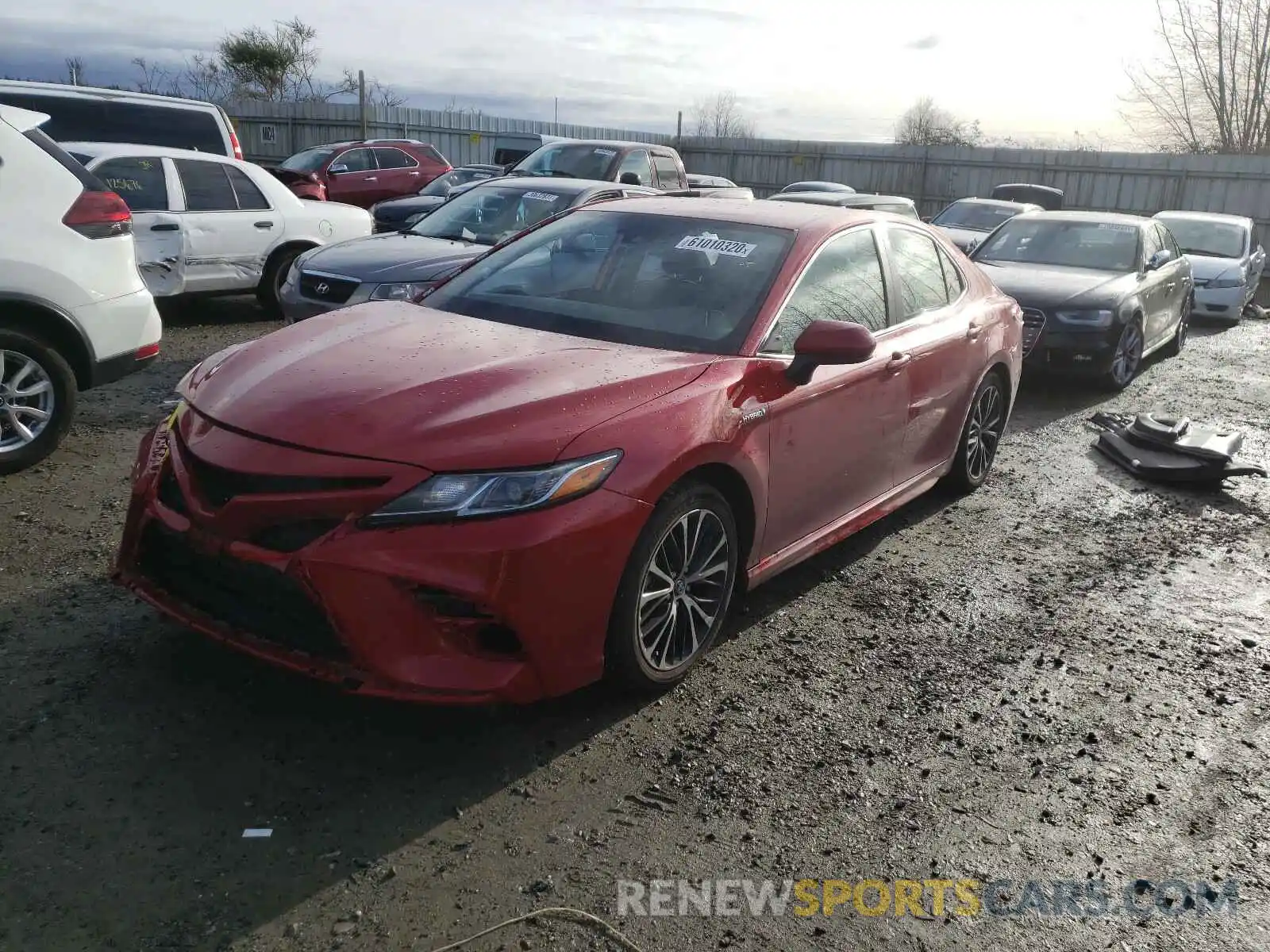 2 Photograph of a damaged car 4T1B21HK2KU009997 TOYOTA CAMRY 2019