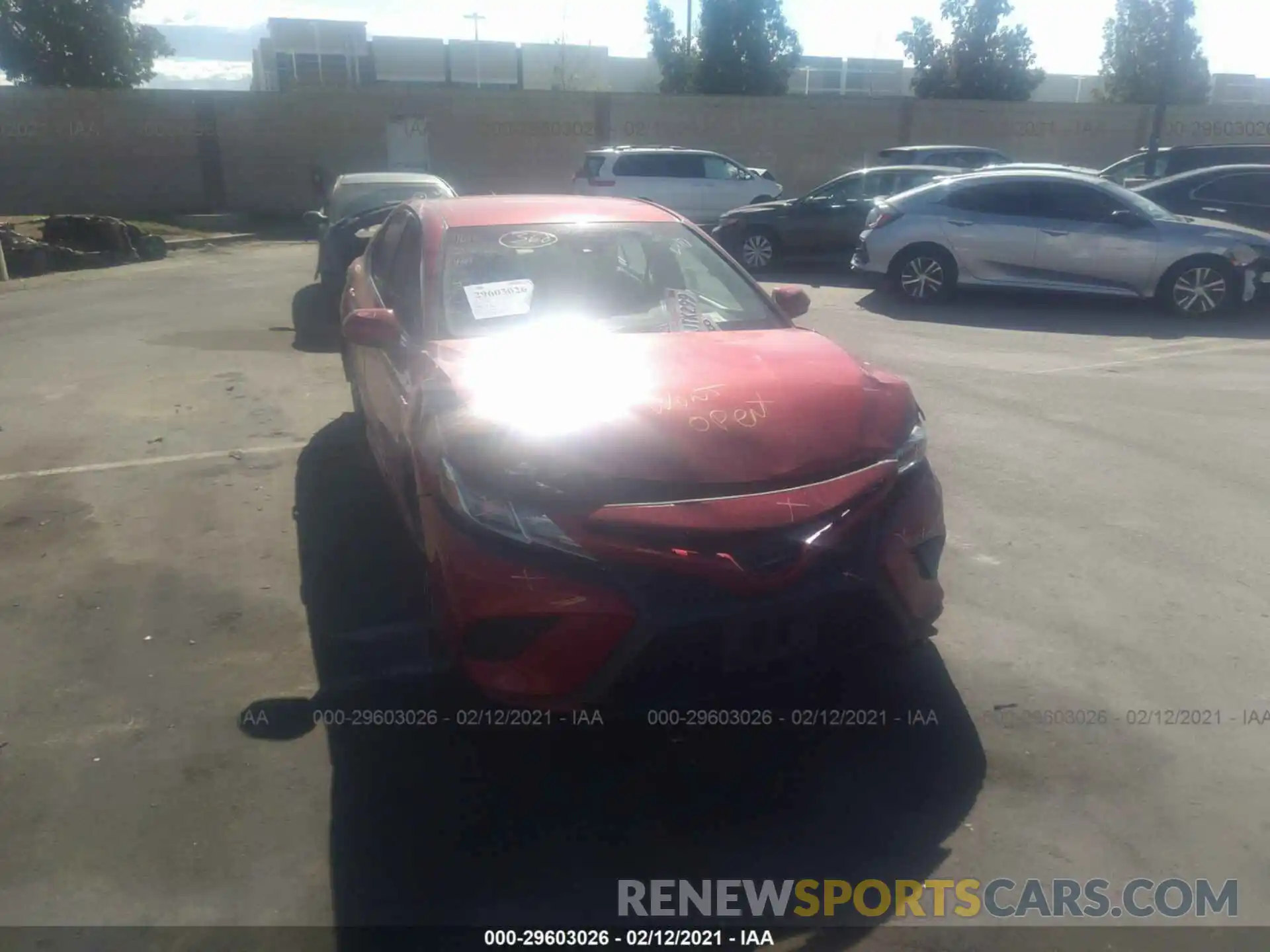 6 Photograph of a damaged car 4T1B21HK2KU010017 TOYOTA CAMRY 2019