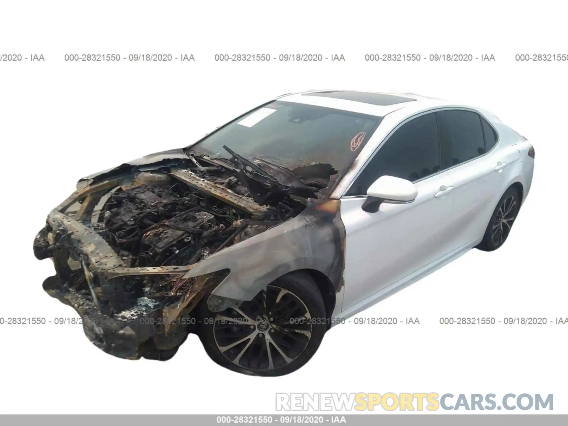 2 Photograph of a damaged car 4T1B21HK2KU011247 TOYOTA CAMRY 2019