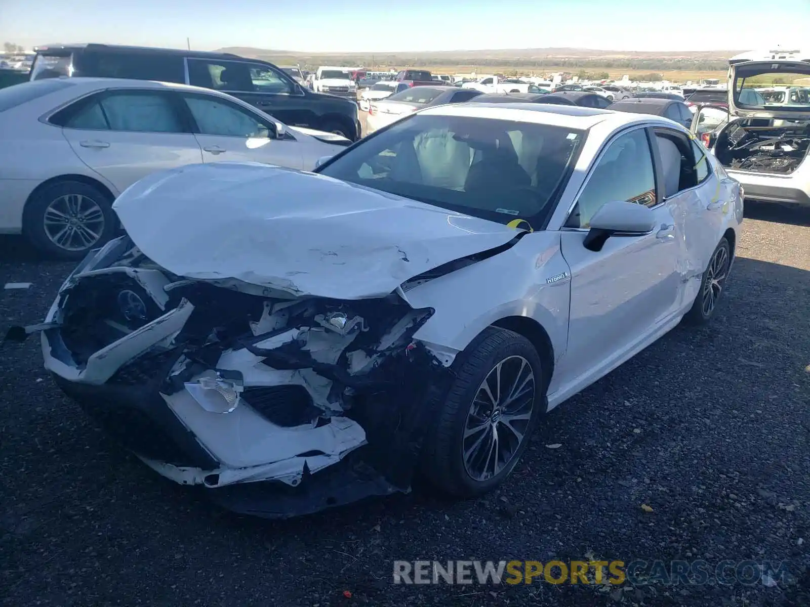 2 Photograph of a damaged car 4T1B21HK2KU511666 TOYOTA CAMRY 2019