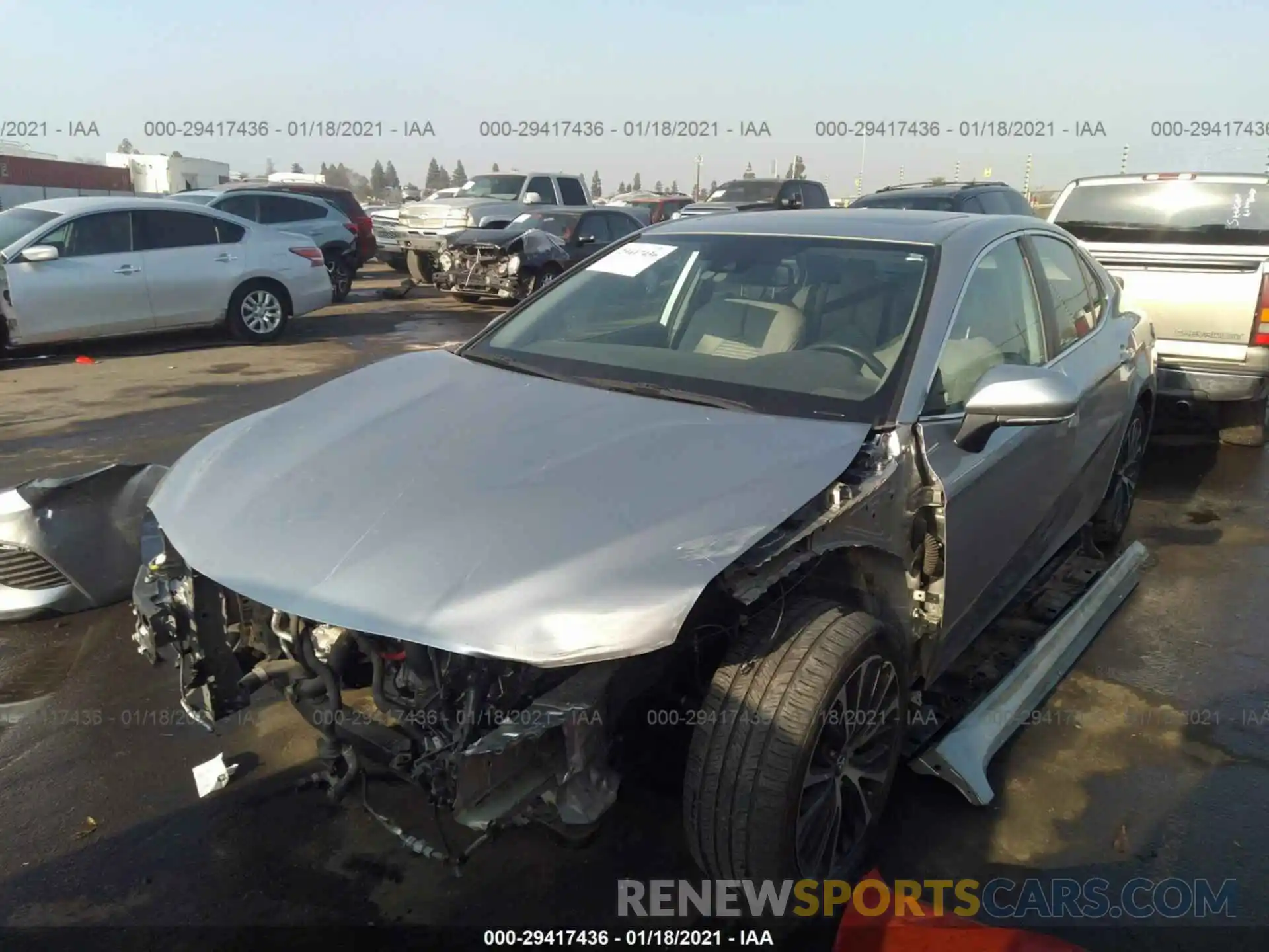 2 Photograph of a damaged car 4T1B21HK2KU512848 TOYOTA CAMRY 2019