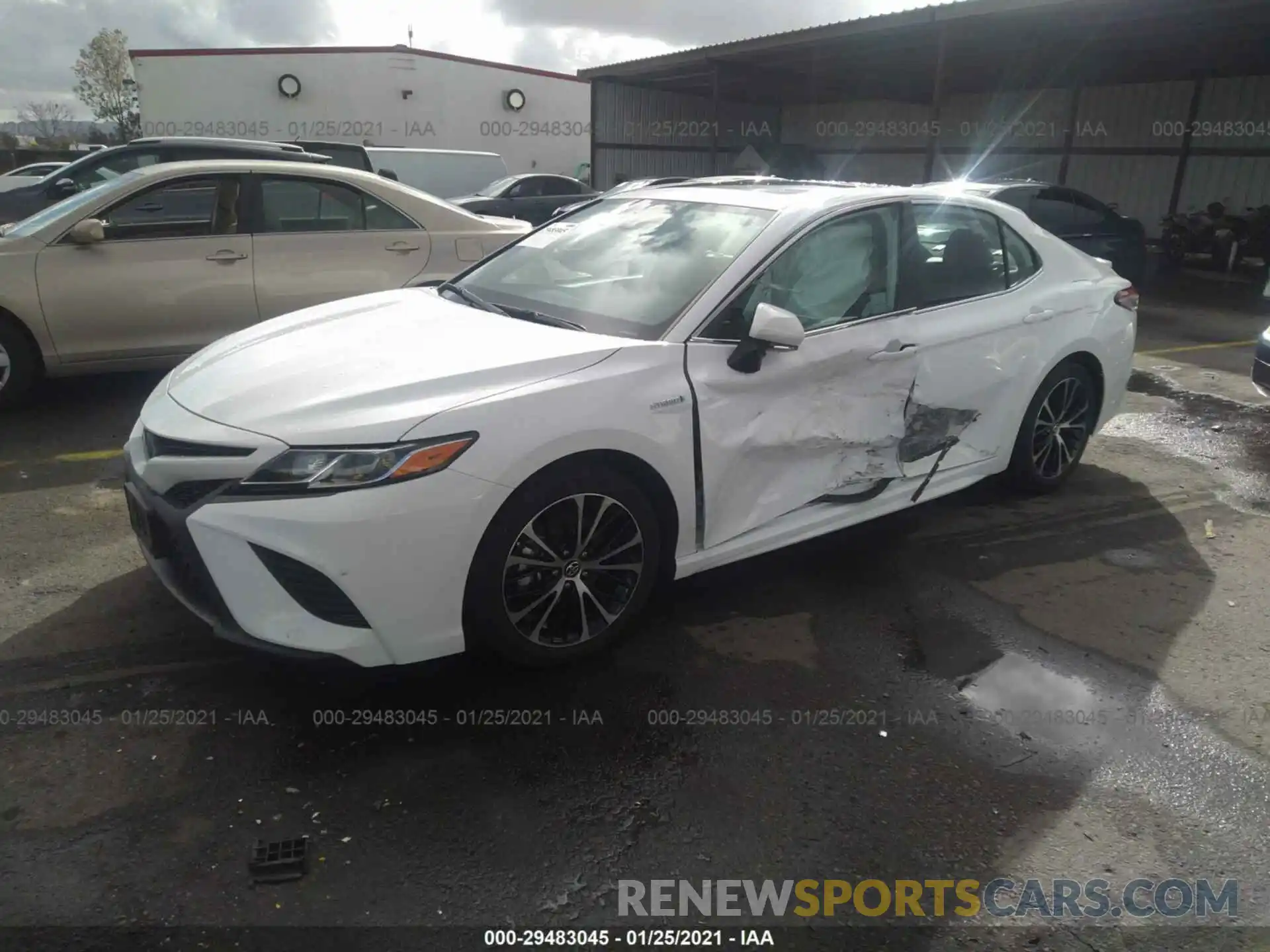 2 Photograph of a damaged car 4T1B21HK2KU514518 TOYOTA CAMRY 2019