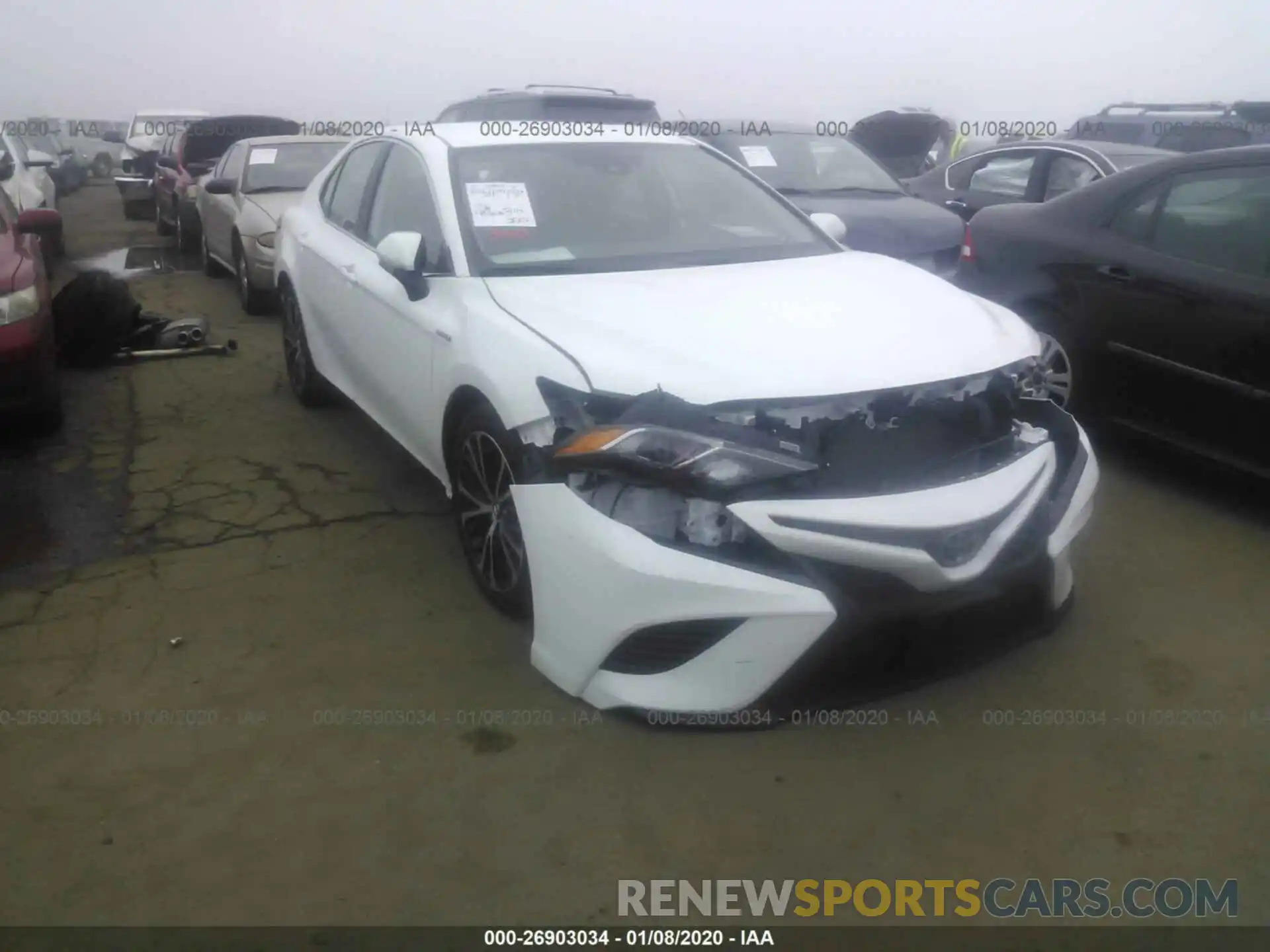 1 Photograph of a damaged car 4T1B21HK2KU519251 TOYOTA CAMRY 2019