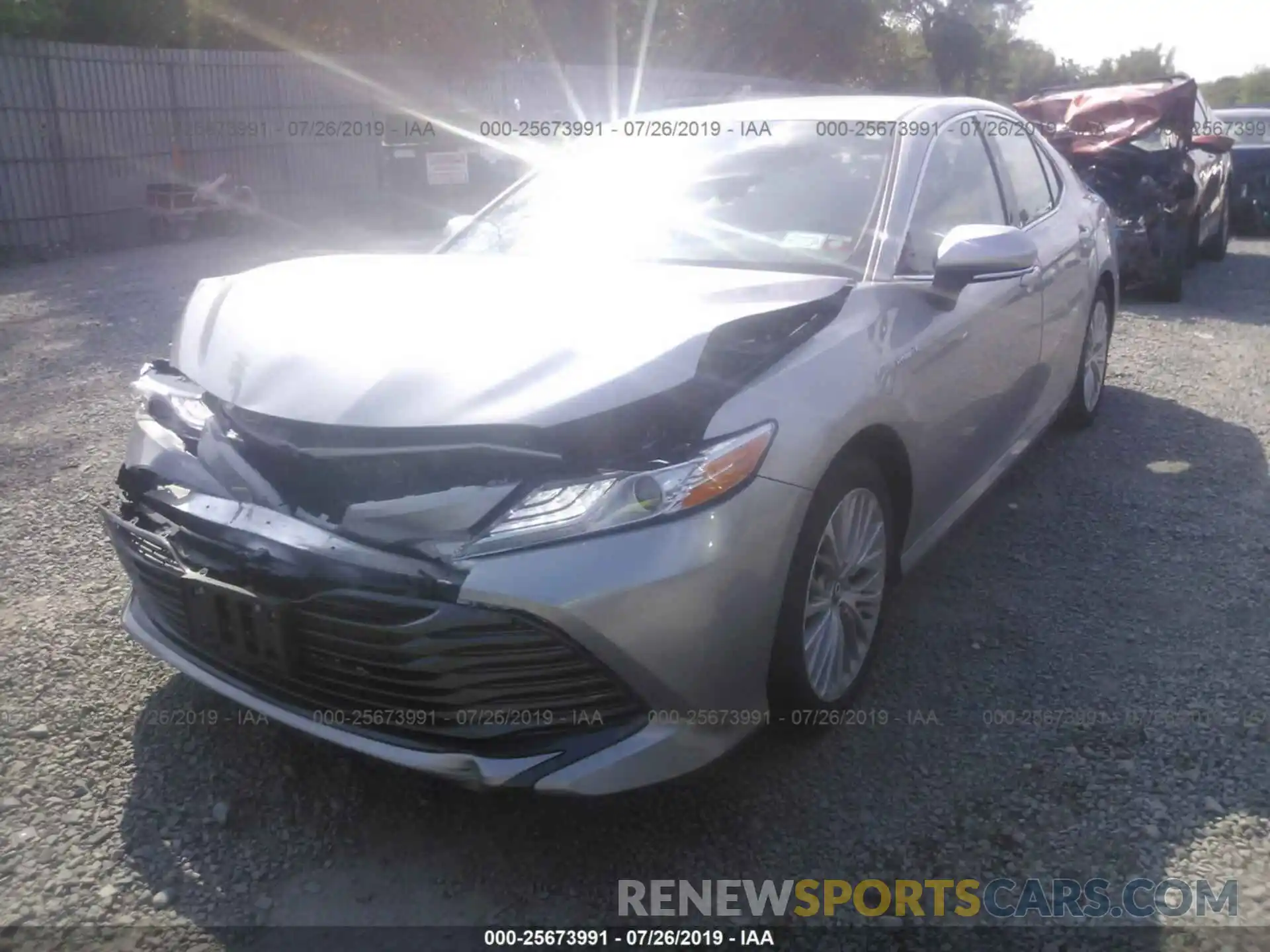 2 Photograph of a damaged car 4T1B21HK3KU010821 TOYOTA CAMRY 2019