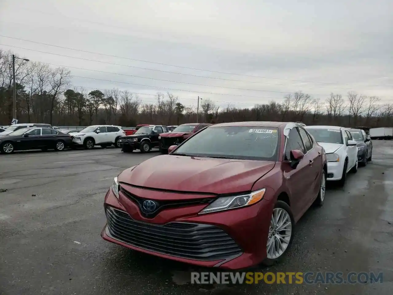 2 Photograph of a damaged car 4T1B21HK3KU512776 TOYOTA CAMRY 2019