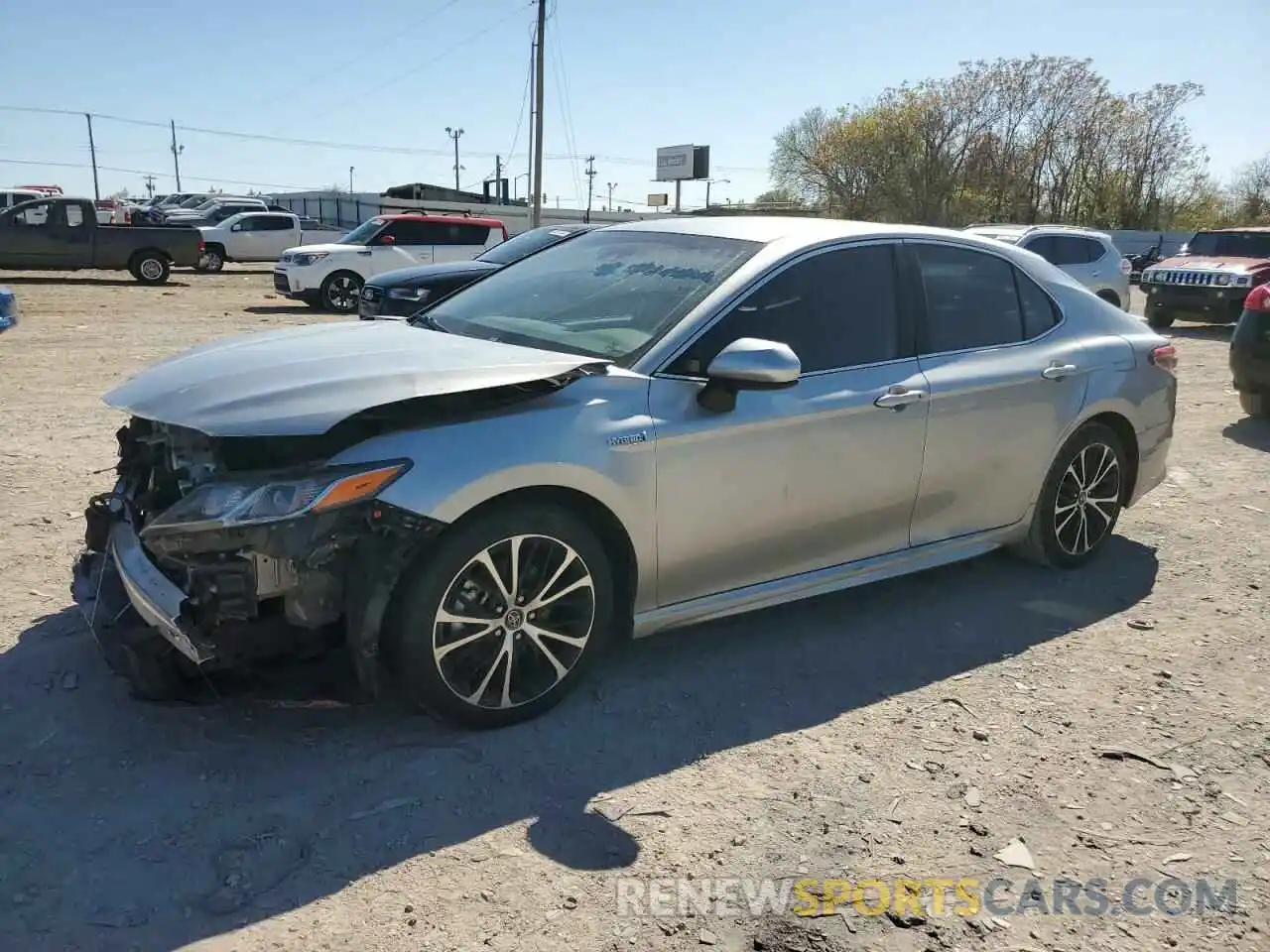 1 Photograph of a damaged car 4T1B21HK3KU517492 TOYOTA CAMRY 2019