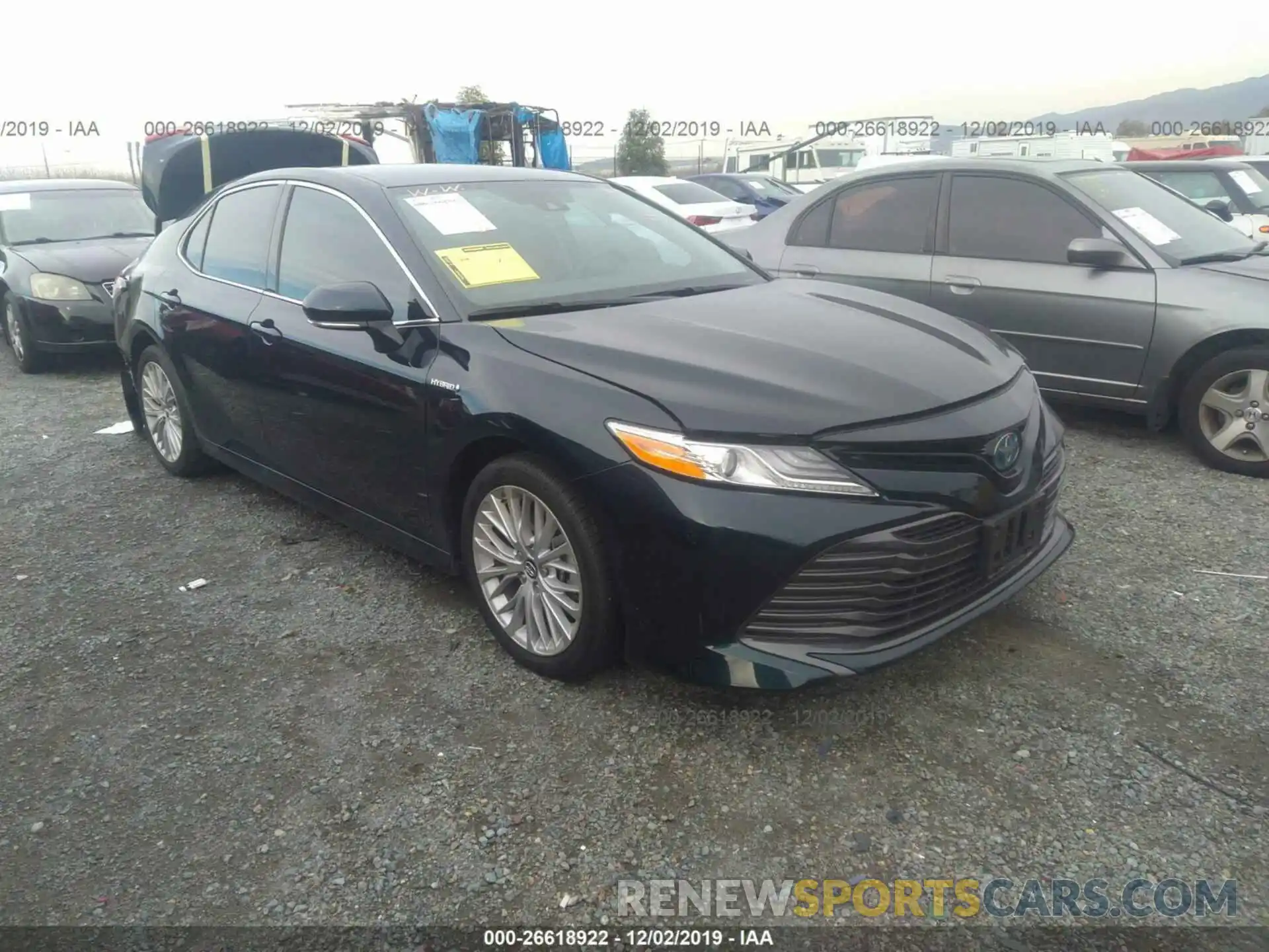 1 Photograph of a damaged car 4T1B21HK3KU517721 TOYOTA CAMRY 2019