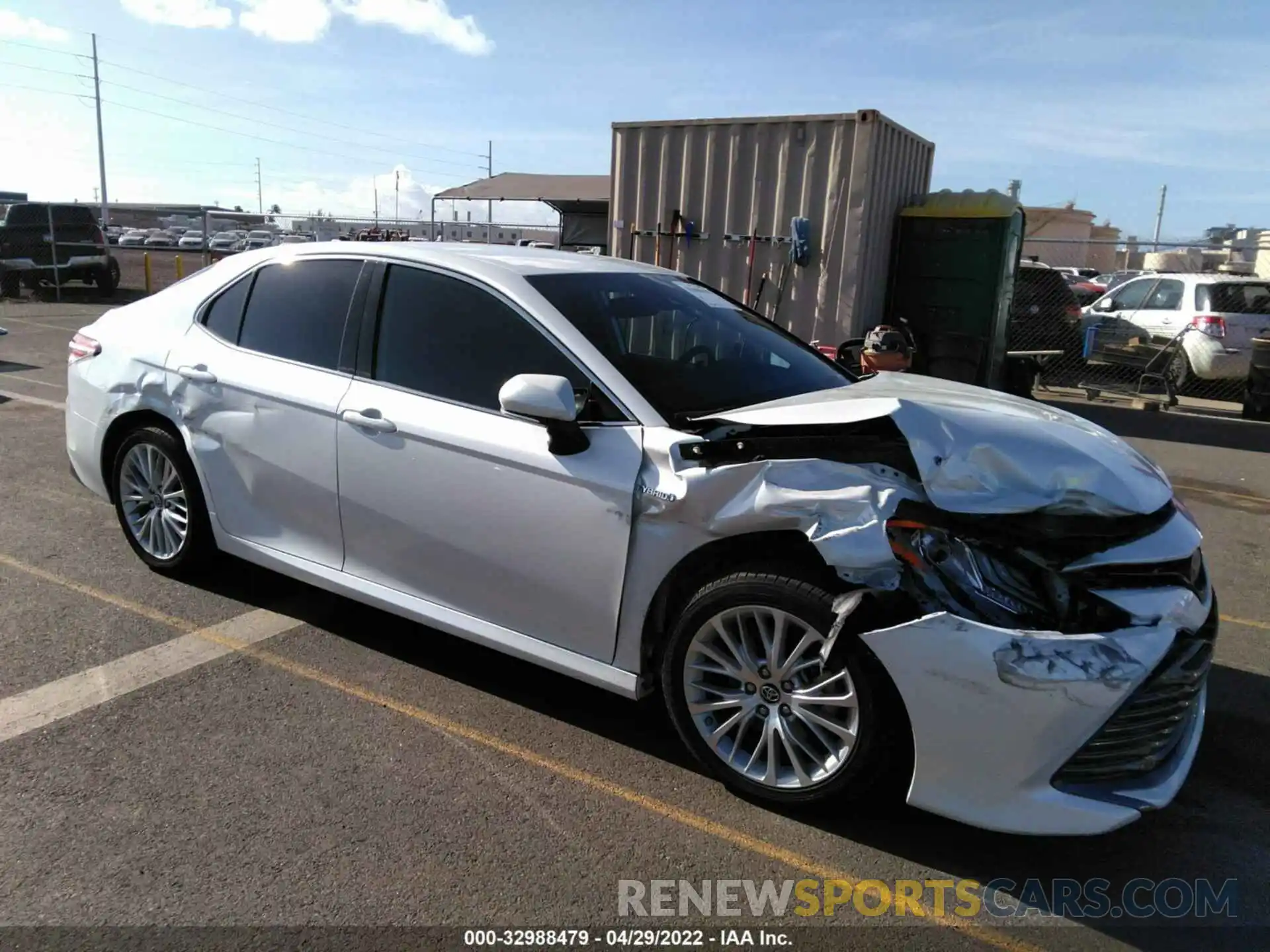 1 Photograph of a damaged car 4T1B21HK3KU519775 TOYOTA CAMRY 2019