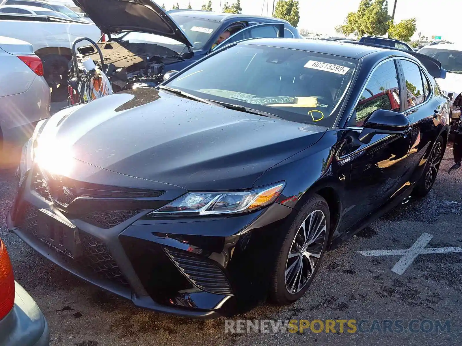 2 Photograph of a damaged car 4T1B21HK3KU521008 TOYOTA CAMRY 2019