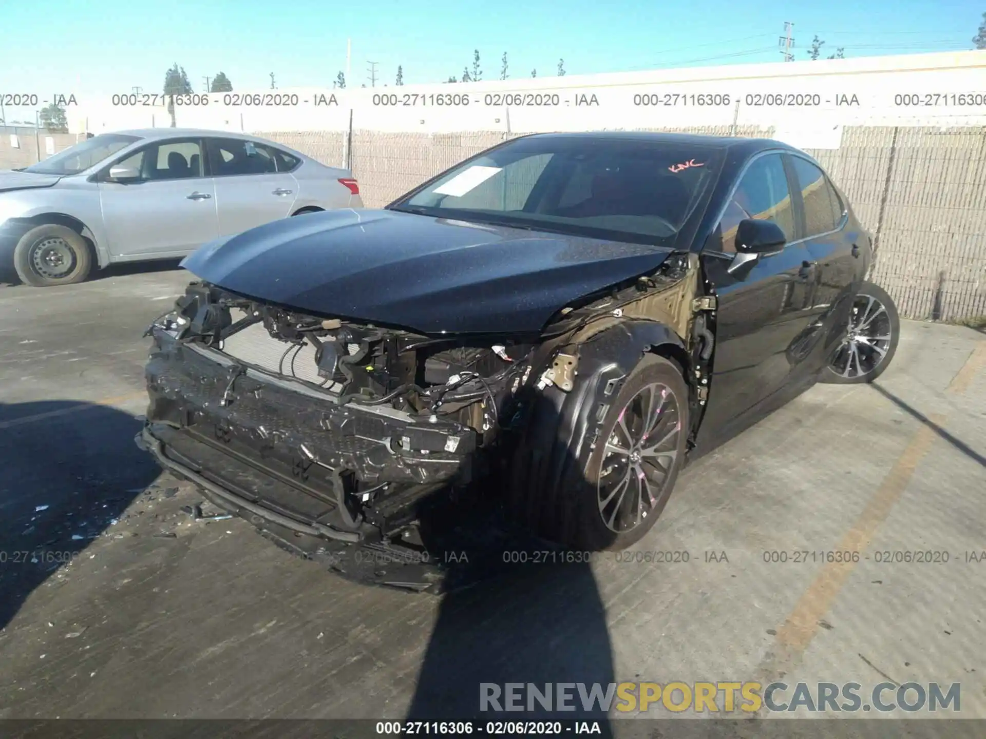 2 Photograph of a damaged car 4T1B21HK3KU521803 TOYOTA CAMRY 2019