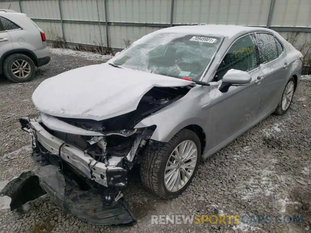 2 Photograph of a damaged car 4T1B21HK4KU519963 TOYOTA CAMRY 2019