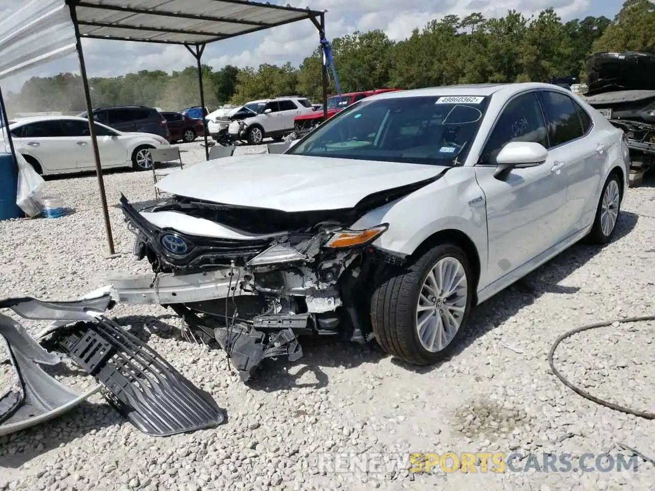 2 Photograph of a damaged car 4T1B21HK5KU511774 TOYOTA CAMRY 2019