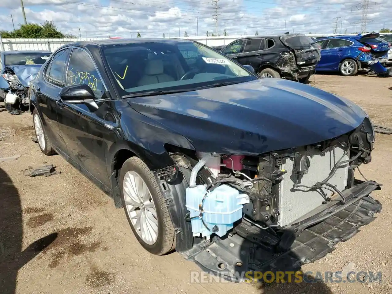 1 Photograph of a damaged car 4T1B21HK5KU515159 TOYOTA CAMRY 2019