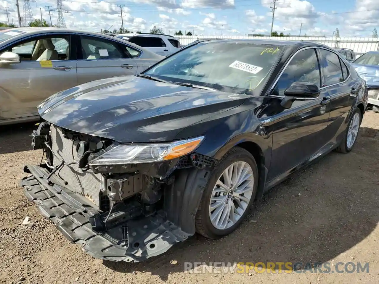 2 Photograph of a damaged car 4T1B21HK5KU515159 TOYOTA CAMRY 2019