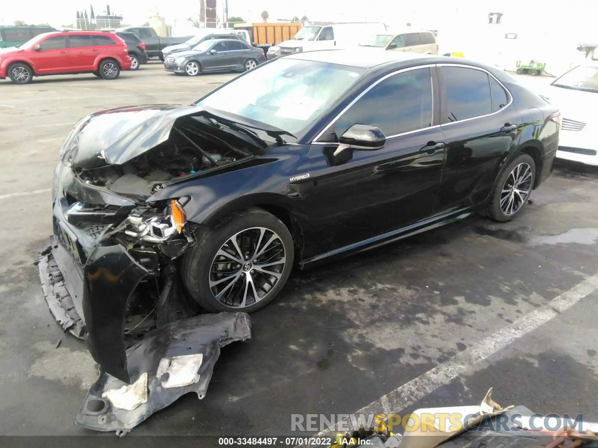 2 Photograph of a damaged car 4T1B21HK5KU518515 TOYOTA CAMRY 2019