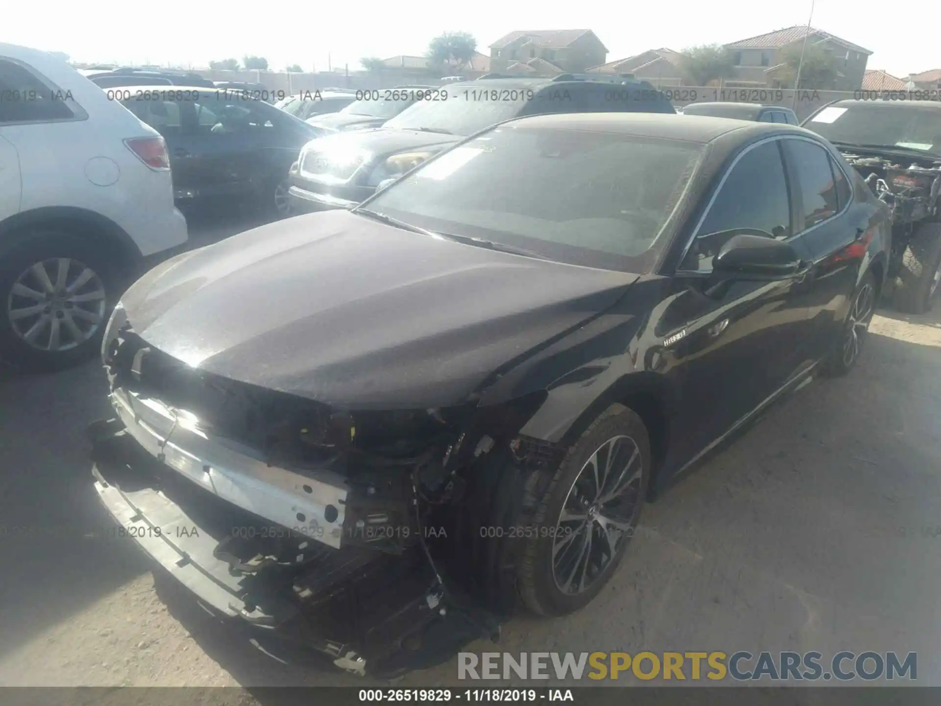 2 Photograph of a damaged car 4T1B21HK6KU010800 TOYOTA CAMRY 2019