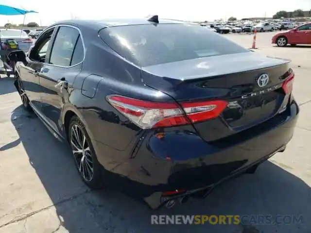 3 Photograph of a damaged car 4T1B21HK6KU014488 TOYOTA CAMRY 2019