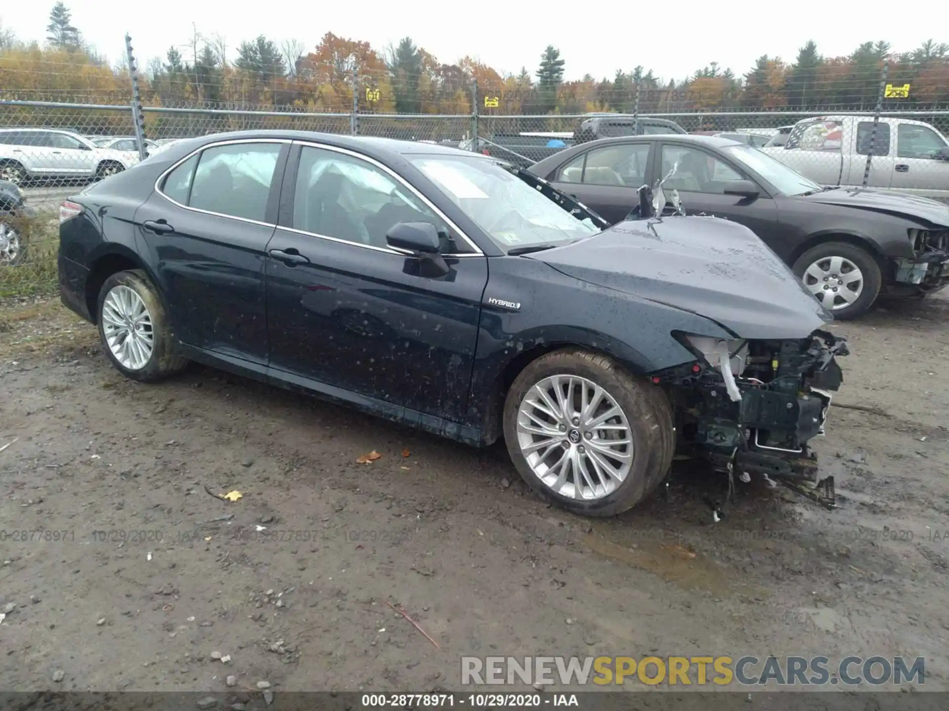 1 Photograph of a damaged car 4T1B21HK6KU514652 TOYOTA CAMRY 2019