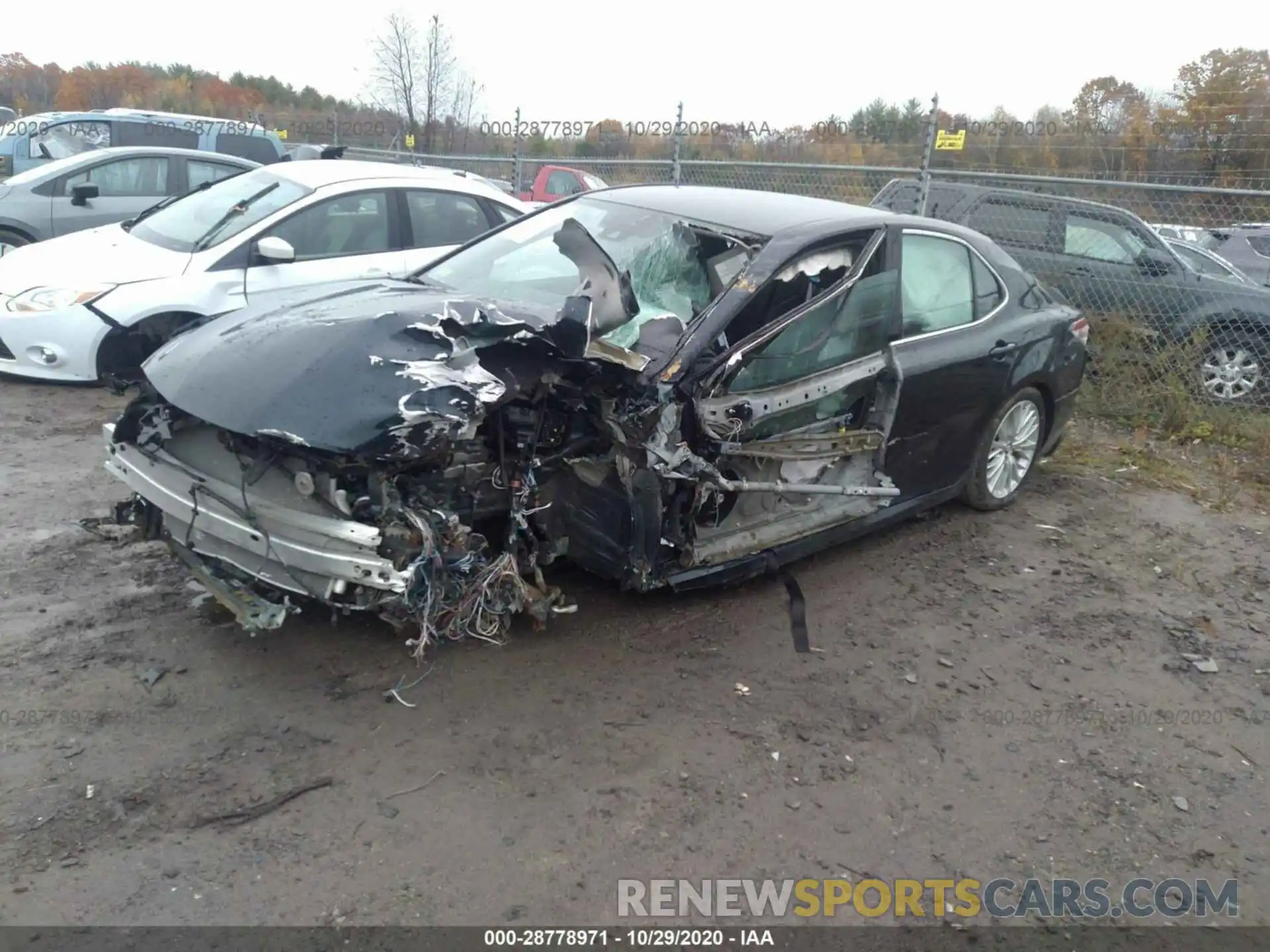 2 Photograph of a damaged car 4T1B21HK6KU514652 TOYOTA CAMRY 2019