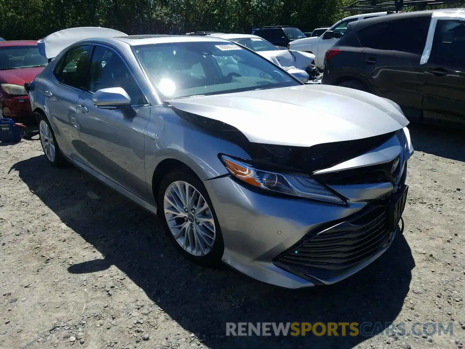 1 Photograph of a damaged car 4T1B21HK6KU515154 TOYOTA CAMRY 2019