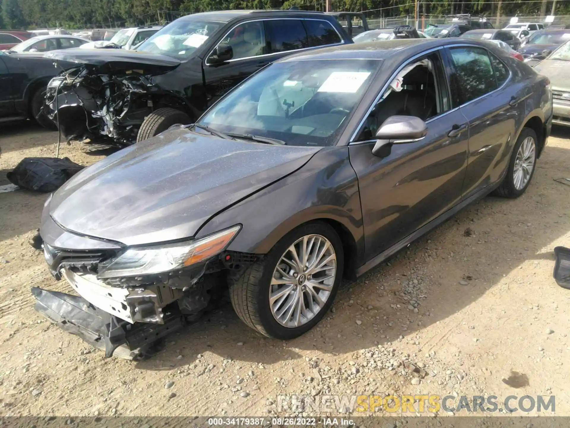 2 Photograph of a damaged car 4T1B21HK6KU516305 TOYOTA CAMRY 2019