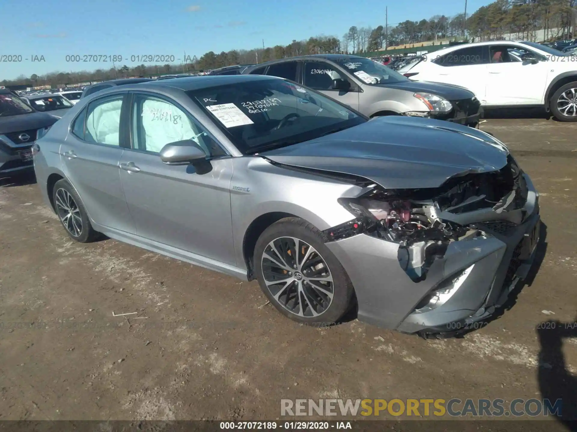 1 Photograph of a damaged car 4T1B21HK6KU518054 TOYOTA CAMRY 2019