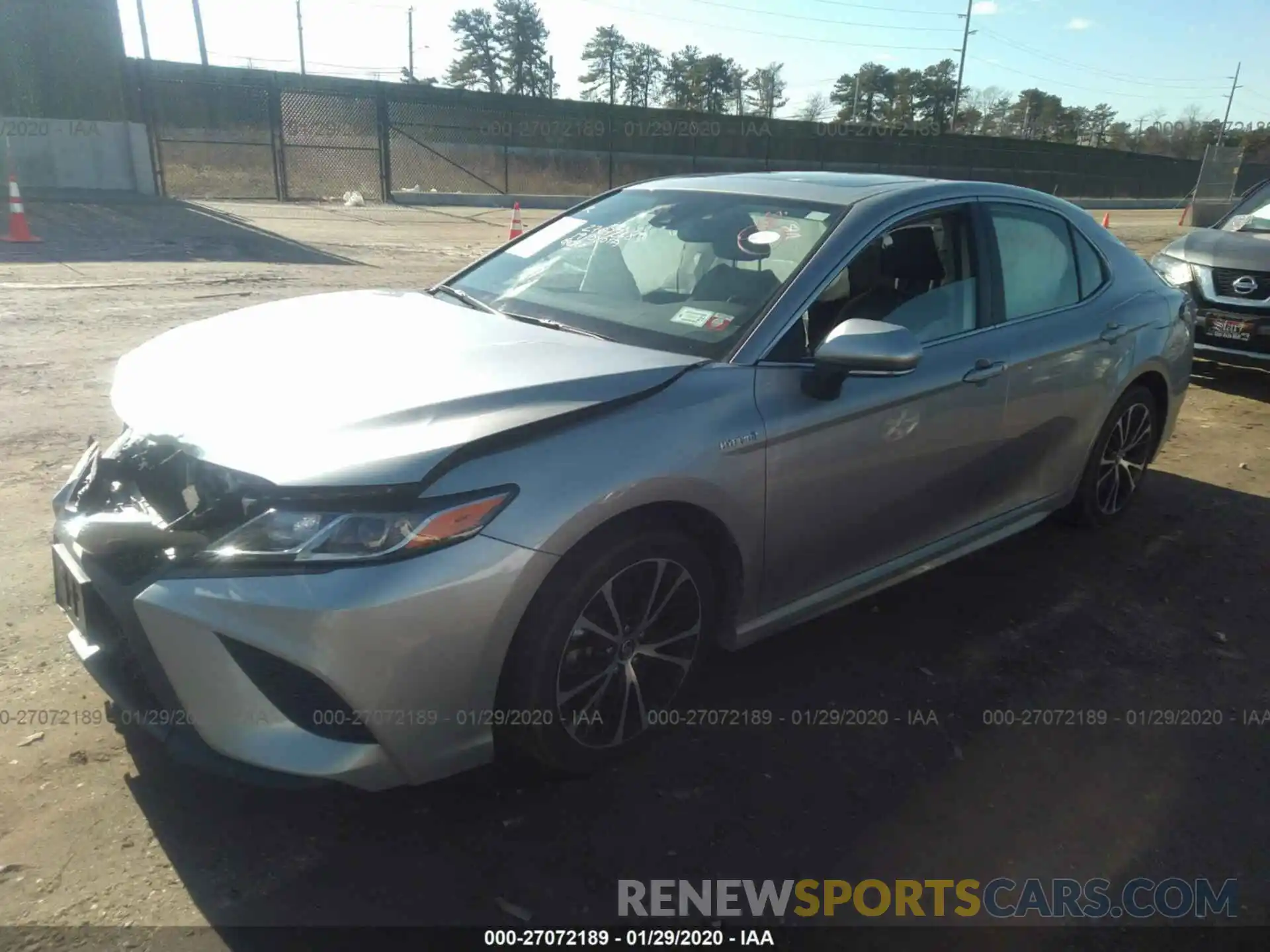 2 Photograph of a damaged car 4T1B21HK6KU518054 TOYOTA CAMRY 2019