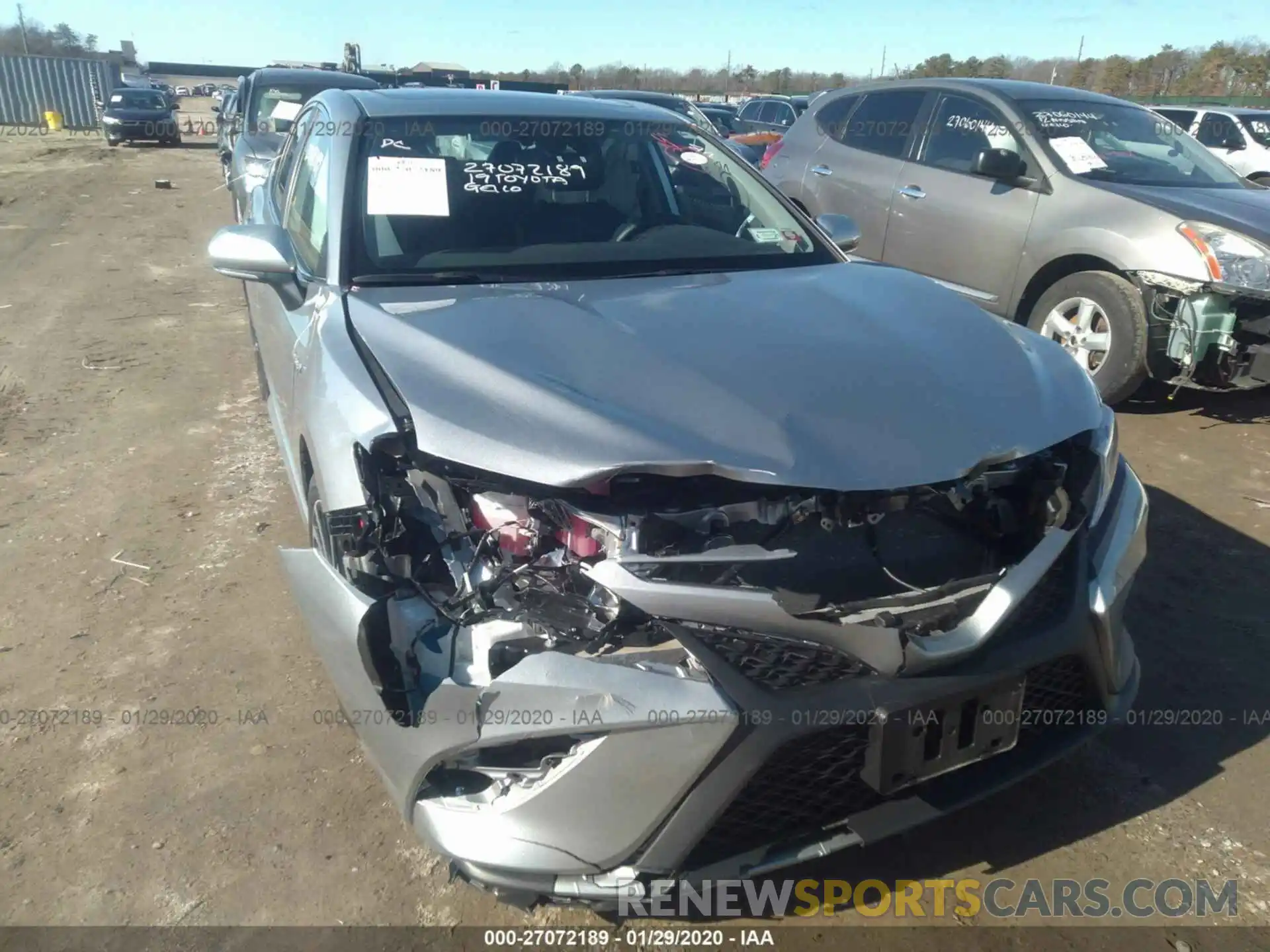 6 Photograph of a damaged car 4T1B21HK6KU518054 TOYOTA CAMRY 2019