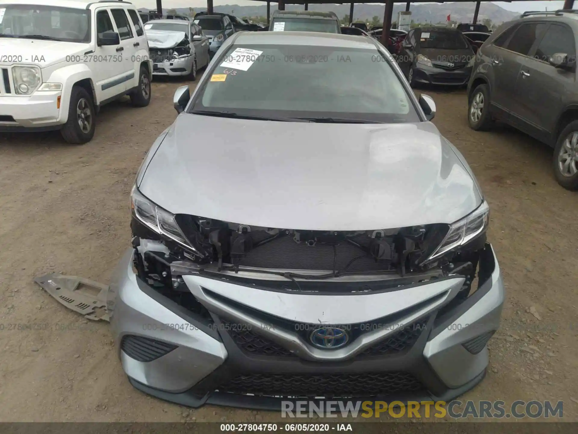 6 Photograph of a damaged car 4T1B21HK7KU014483 TOYOTA CAMRY 2019