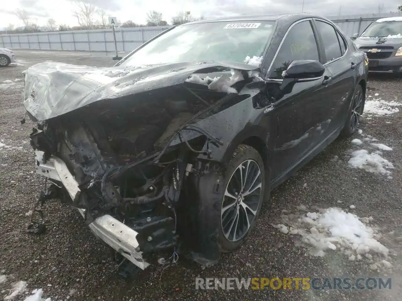 2 Photograph of a damaged car 4T1B21HK7KU511002 TOYOTA CAMRY 2019