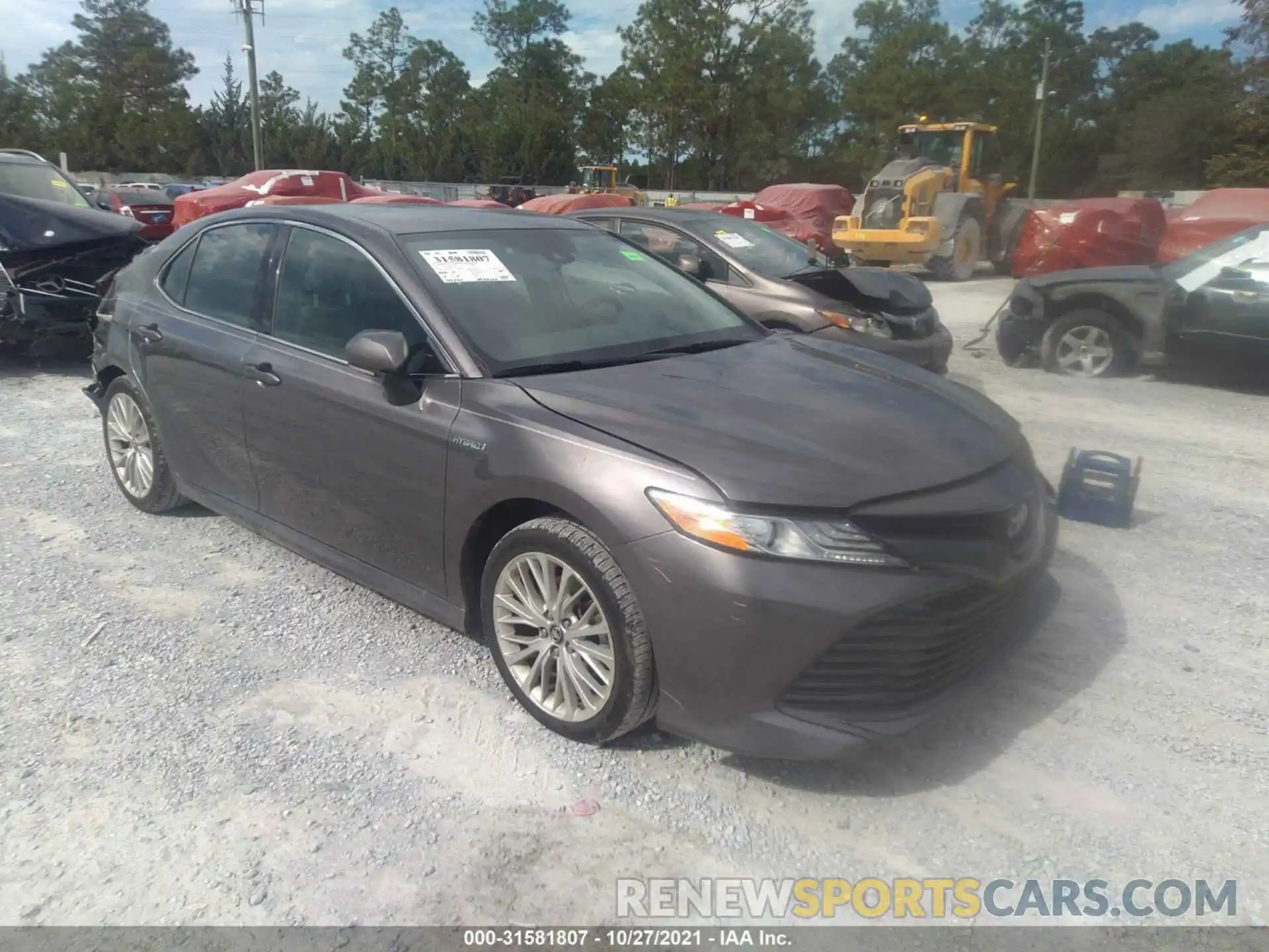 1 Photograph of a damaged car 4T1B21HK7KU513459 TOYOTA CAMRY 2019