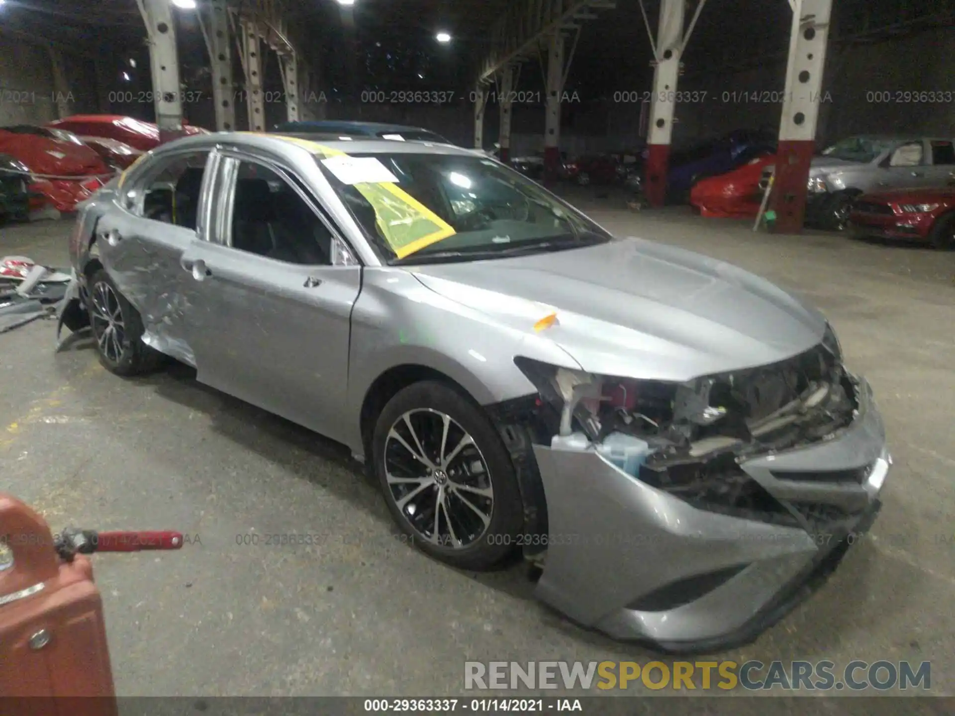 1 Photograph of a damaged car 4T1B21HK7KU514286 TOYOTA CAMRY 2019